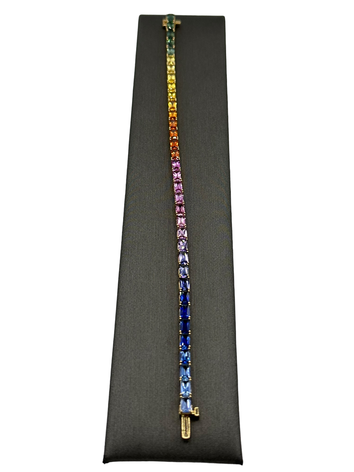 East to West Rainbow Sapphire Bracelet
