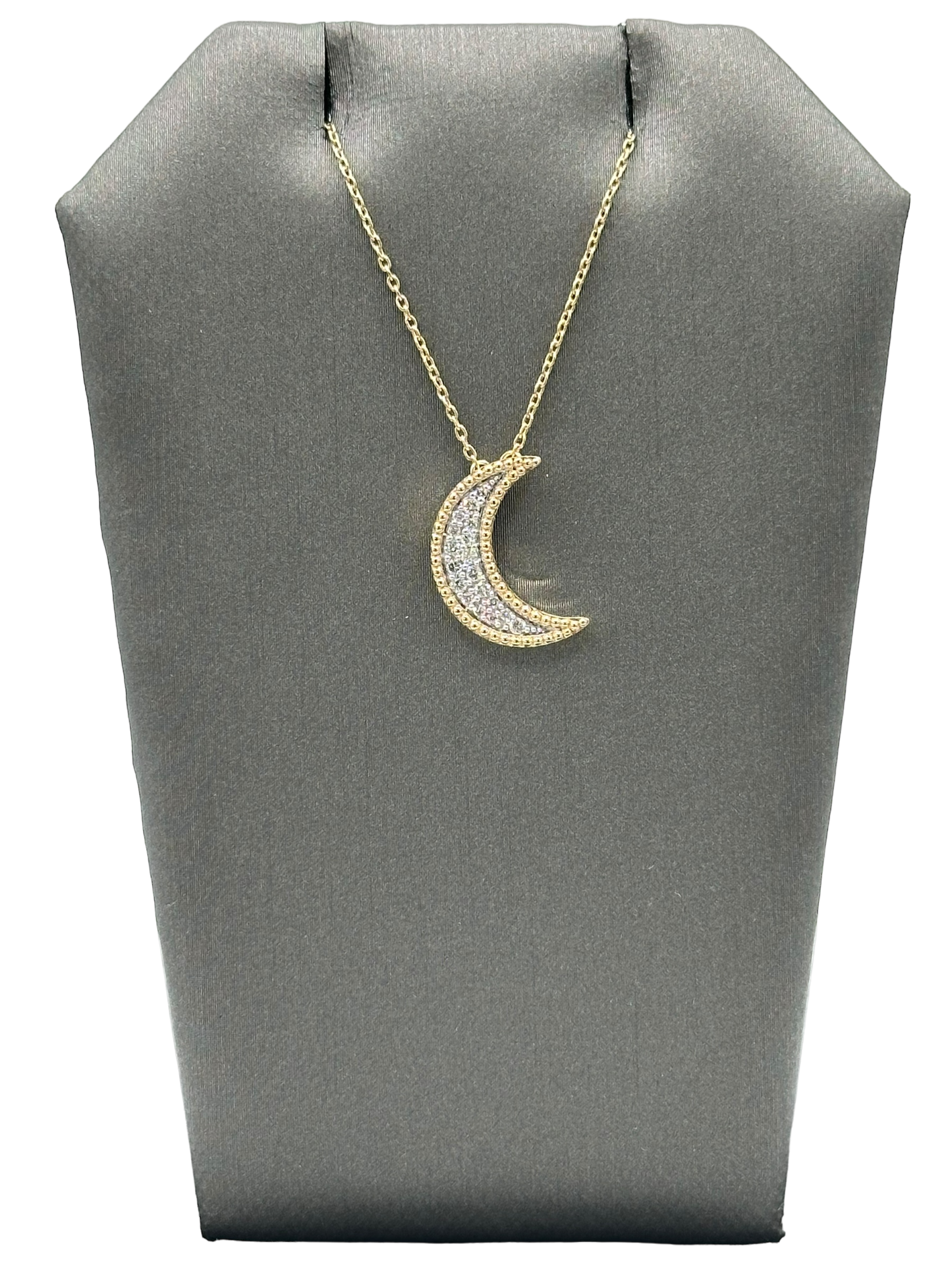Diamond Moon Pendant