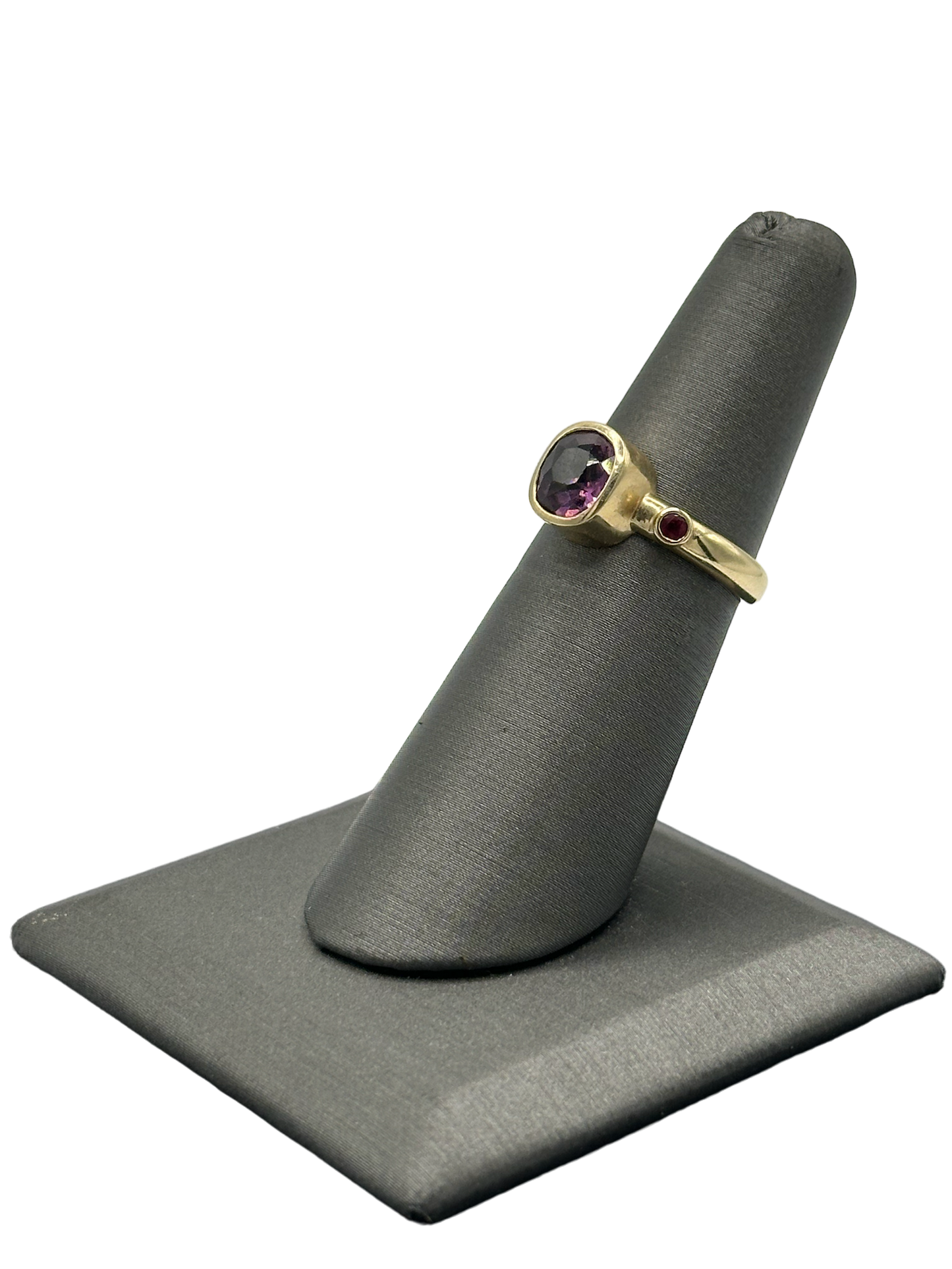 Lavender Spinel & Ruby Ring