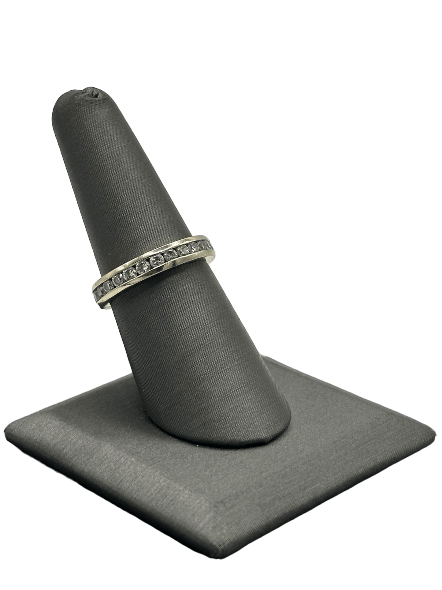 Channel Set Round Diamond Eternity Band - Forever Rox