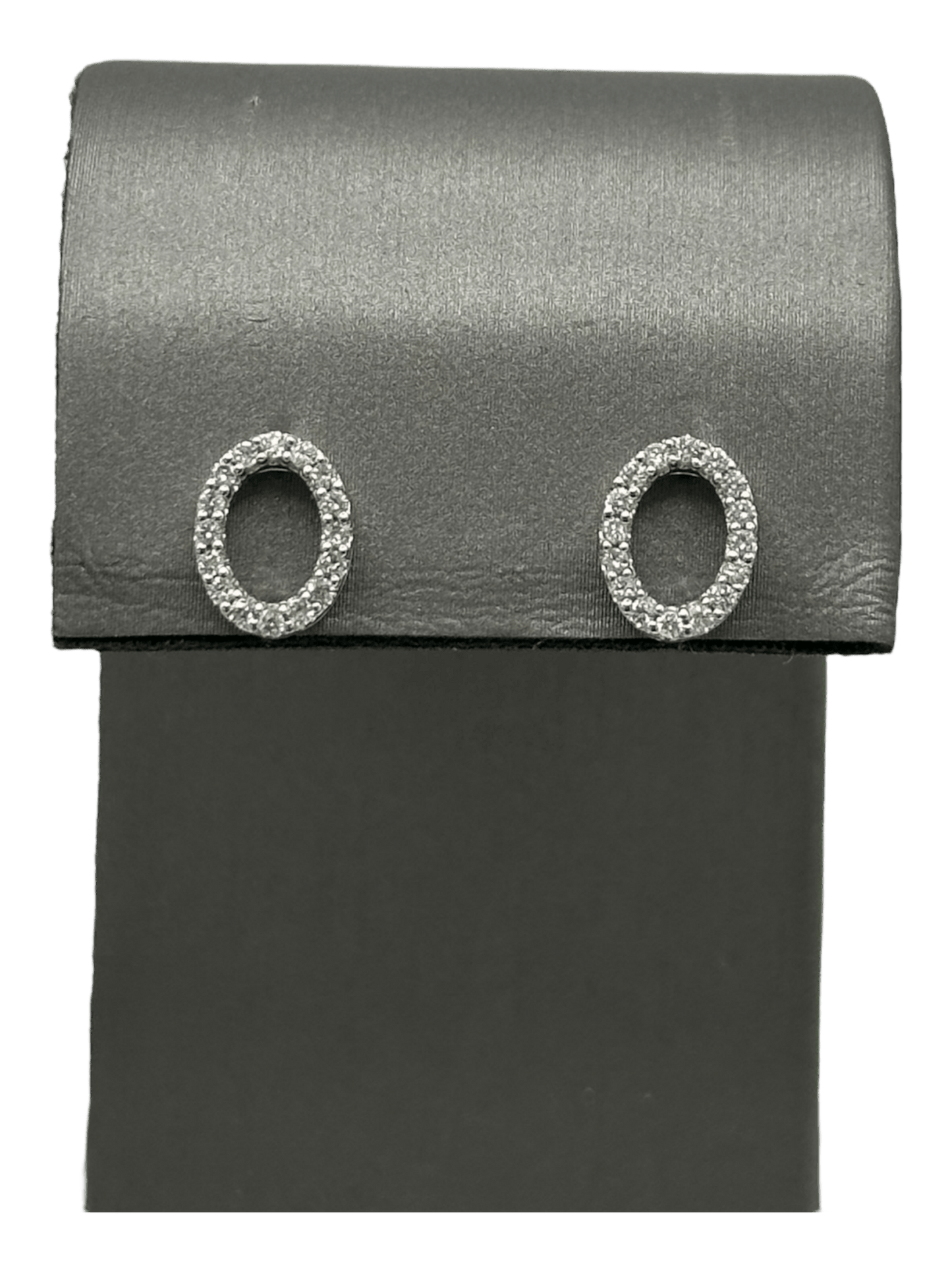 Diamond Oval Studs - Forever Rox
