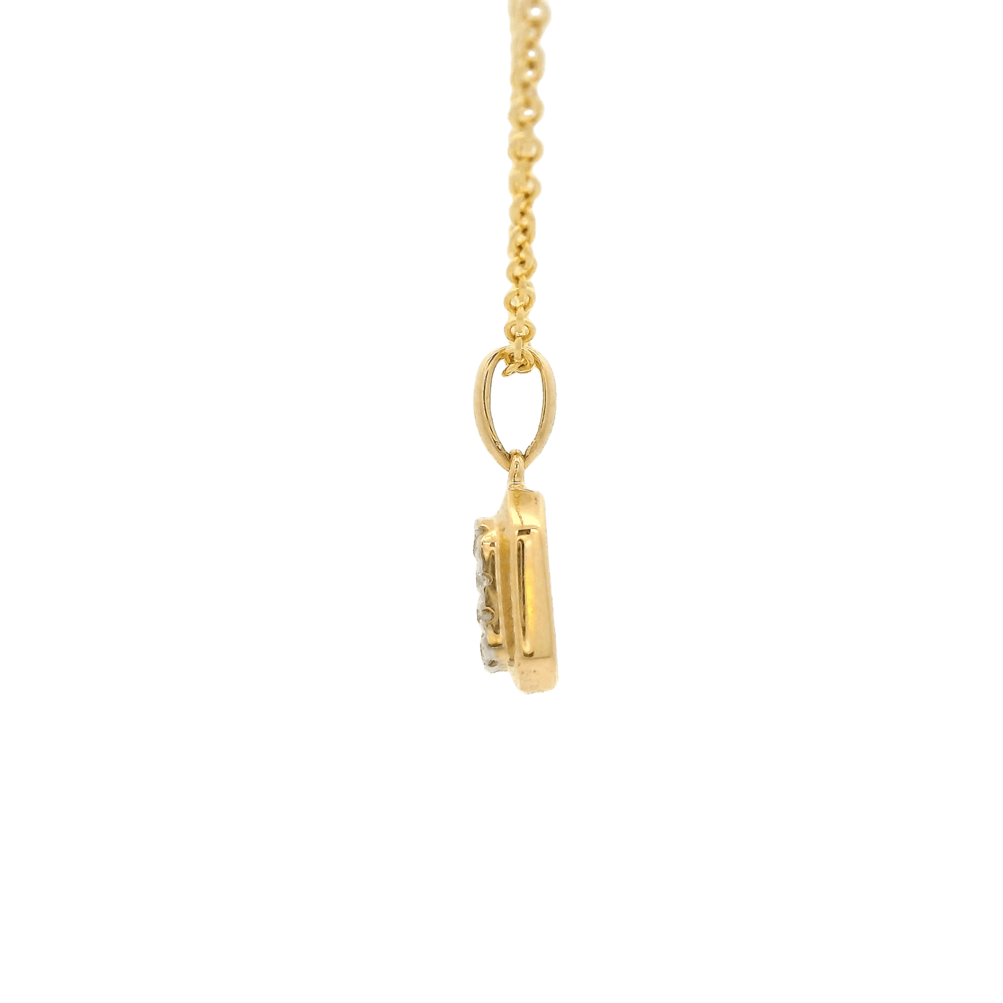 Emerald & Diamond Octagon Pendant - Forever Rox
