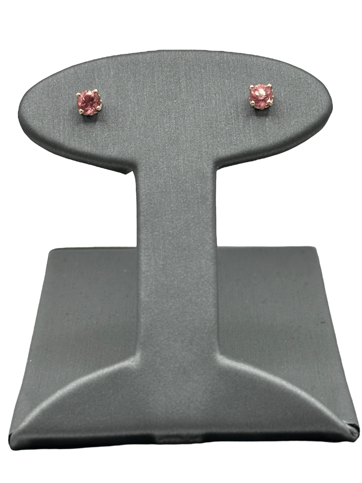 Four Prong Pink Sapphire Studs - Forever Rox