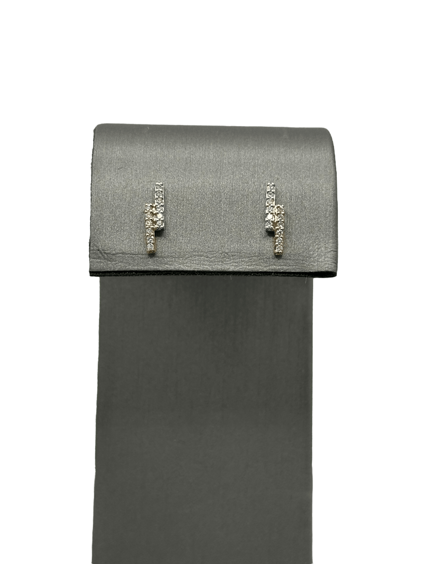 Two Stacked Rectangle Diamond Studs - Forever Rox