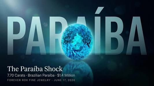 $43.4 Million at Sotheby's: A 10-Carat Blue Diamond, a Paraíba Shock, and the Colored-Stone Surge - Forever Rox Fine Jewelry