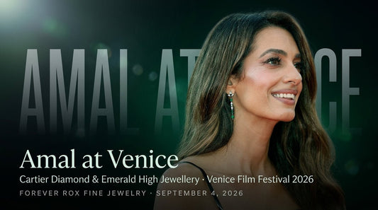 Amal Clooney's Emerald Cartier Suite Opens Venice 2026 — and the Red Carpet's Color Story Is Clear - Forever Rox Fine Jewelry
