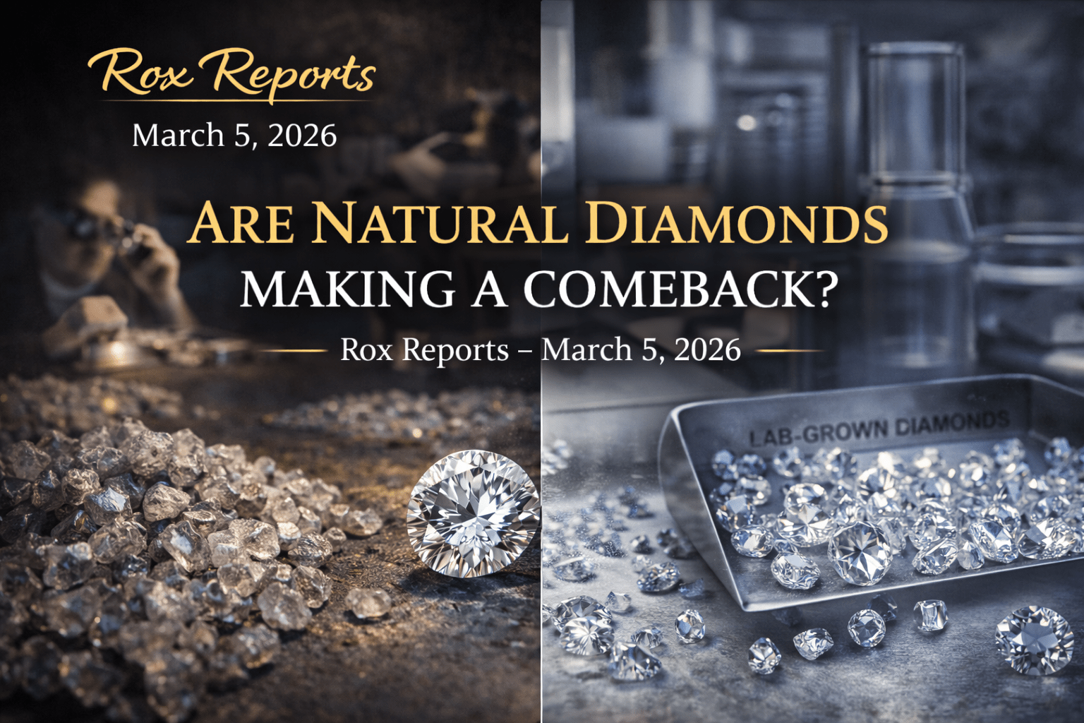 Natural Diamonds vs Lab Diamonds 2026 | Rox Reports – Forever Rox Fine ...