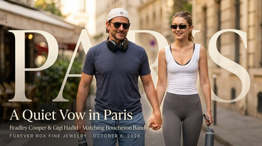 Bradley Cooper & Gigi Hadid's Matching Boucheron Wedding Bands — Did They Secretly Marry? - Forever Rox Fine Jewelry