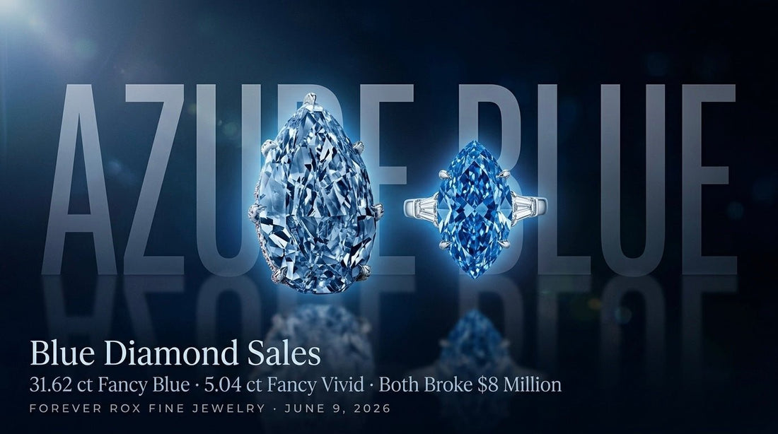 Christie's Just Sold the Azure Blue for $8.3M — and a Diamond Six Times Smaller Nearly Matched It - Forever Rox Fine Jewelry