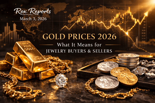 Gold Prices Pull Back as U.S. Dollar Strengthens — What It Means for Jewelry Buyers | Rox Reports – March 3, 2026 - Forever Rox Fine Jewelry