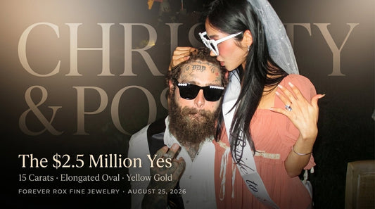 Post Malone's $2.5M Engagement Ring for Christy Lee: What the 15-Carat Oval Means - Forever Rox Fine Jewelry
