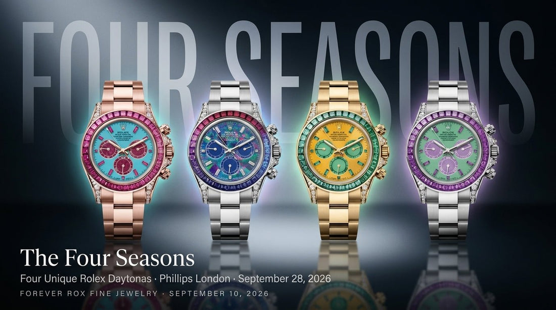 Rolex Just Did Something It Has Never Done: Auction Four One-of-a-Kind Daytonas for Charity - Forever Rox Fine Jewelry