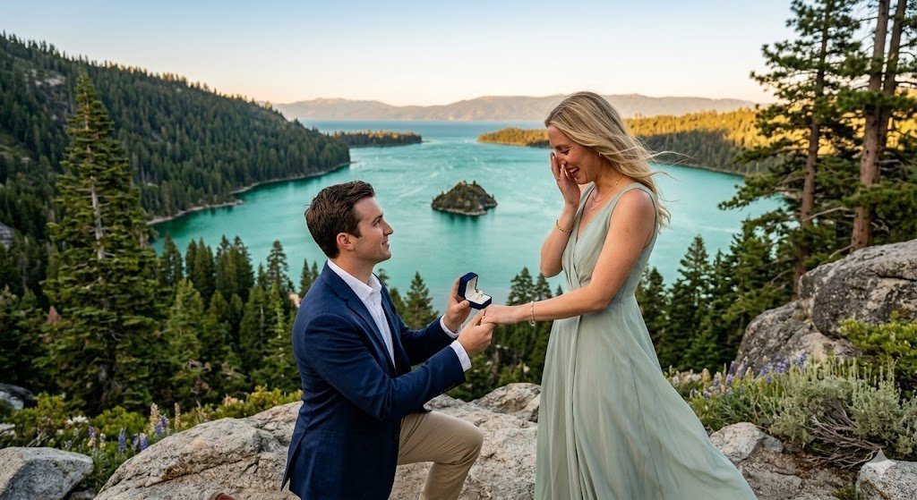 The 10 Best Places to Propose in Lake Tahoe - Forever Rox Fine Jewelry