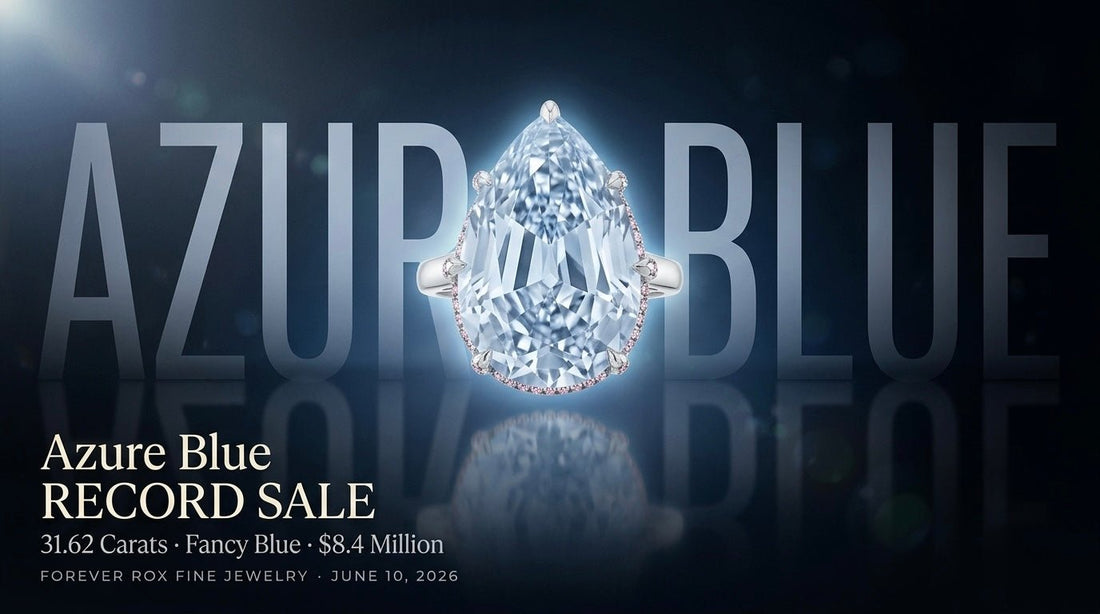 The Largest Blue Diamond Ever to Hit Auction Just Sold for $8.4 Million at Christie's - Forever Rox Fine Jewelry