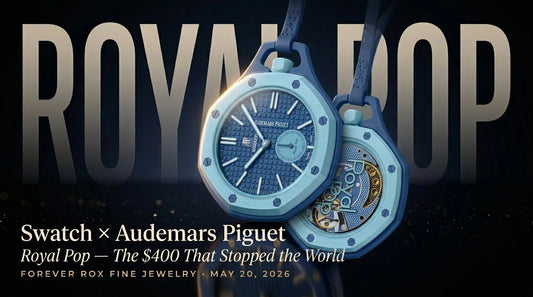 The Swatch × Audemars Piguet "Royal Pop": The $400 Pocket Watch That Stopped the World — and What It Means for Royal Oak Collectors - Forever Rox Fine Jewelry