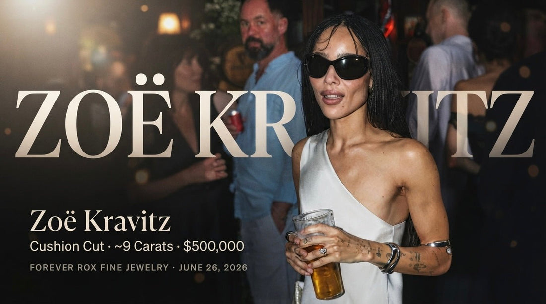 Zoë Kravitz's $500,000 Engagement Ring from Harry Styles: What the Yellow-Gold Cushion Means for 2026 Bridal - Forever Rox Fine Jewelry