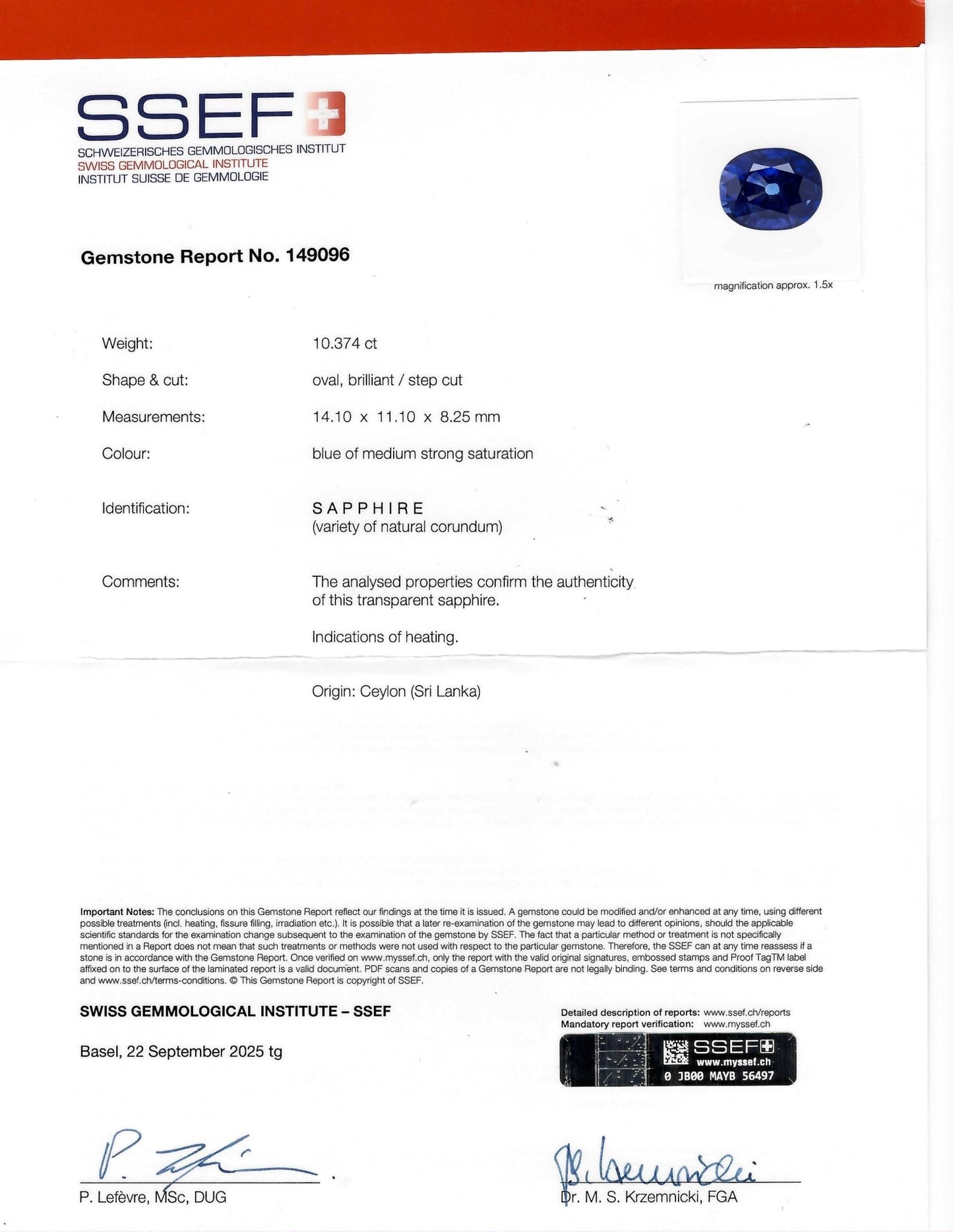 10.30ct SSEF Certified Sri Lanka Sapphire & Diamond Cluster Ring, 18k - Forever Rox