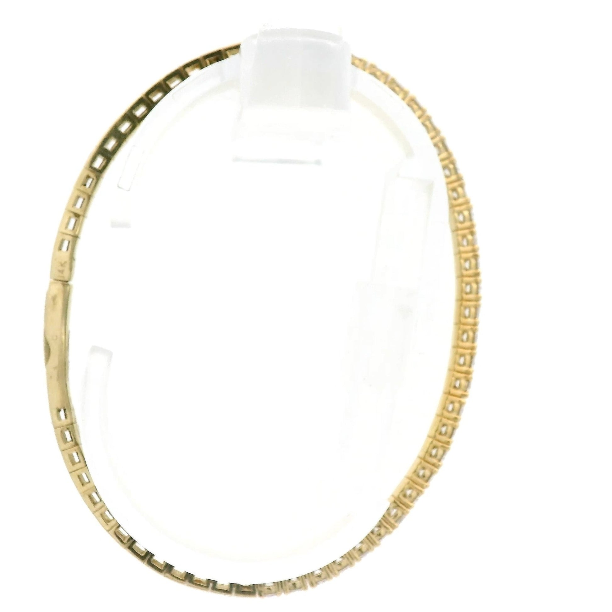 1/2 Around Diamond Flex Bangle - Forever Rox