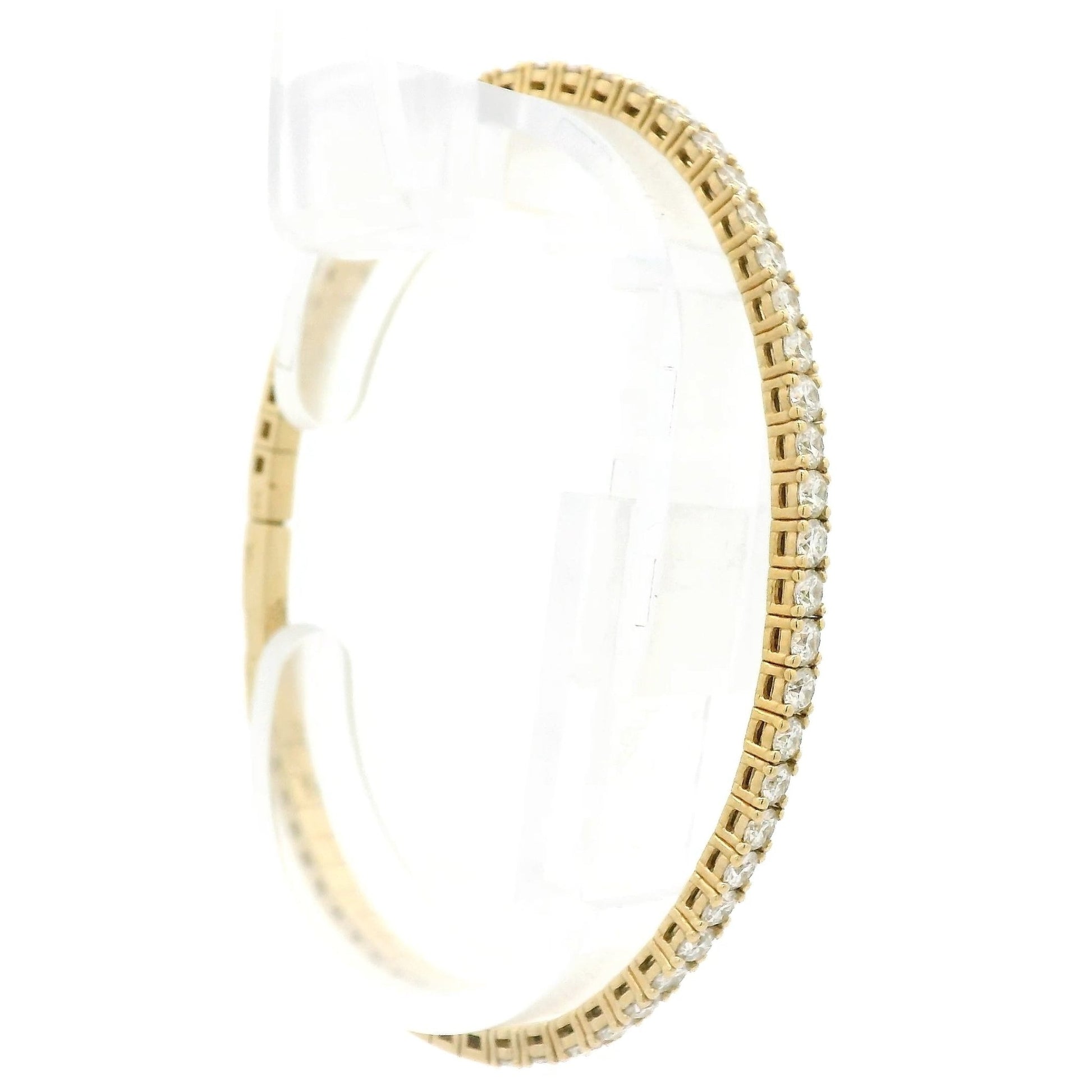 1/2 Around Diamond Flex Bangle - Forever Rox