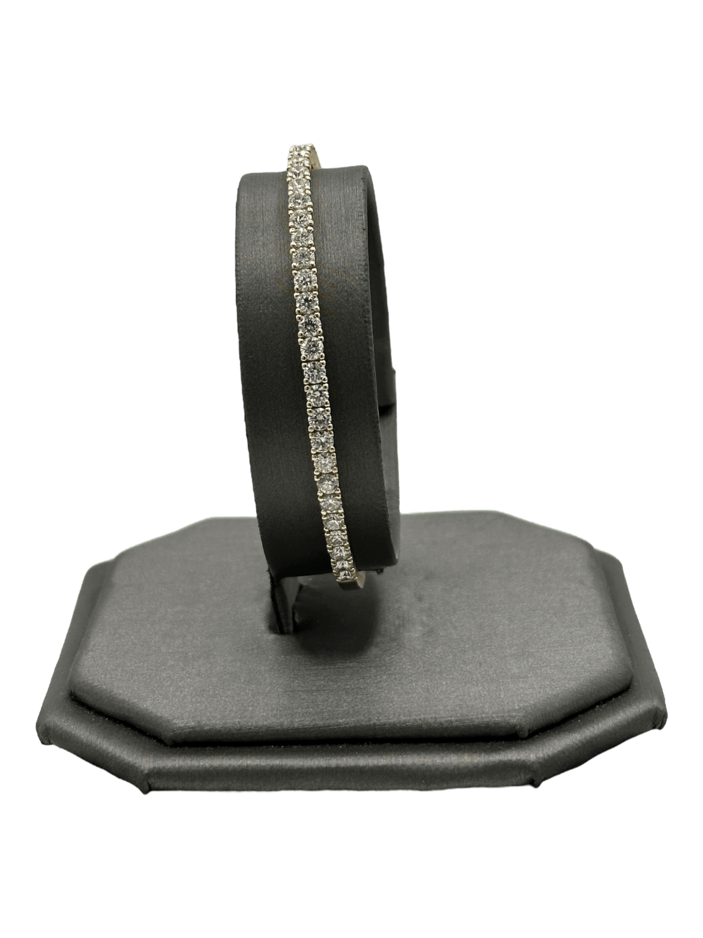 1/2 Around Diamond Flex Bangle - Forever Rox