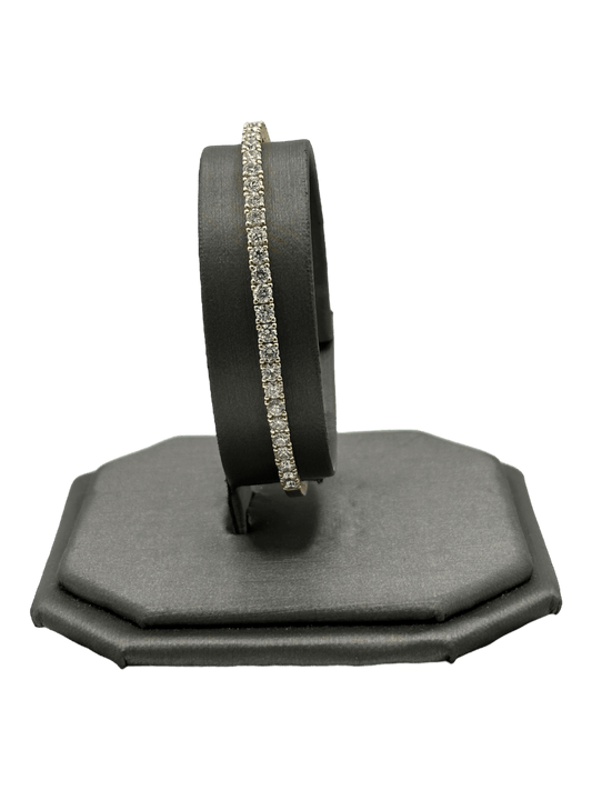 1/2 Around Diamond Flex Bangle - Forever Rox