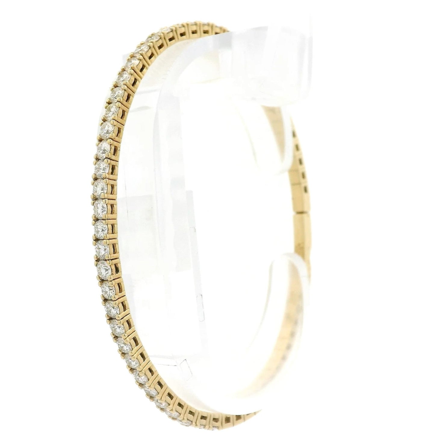 1/2 Around Diamond Flex Bangle - Forever Rox