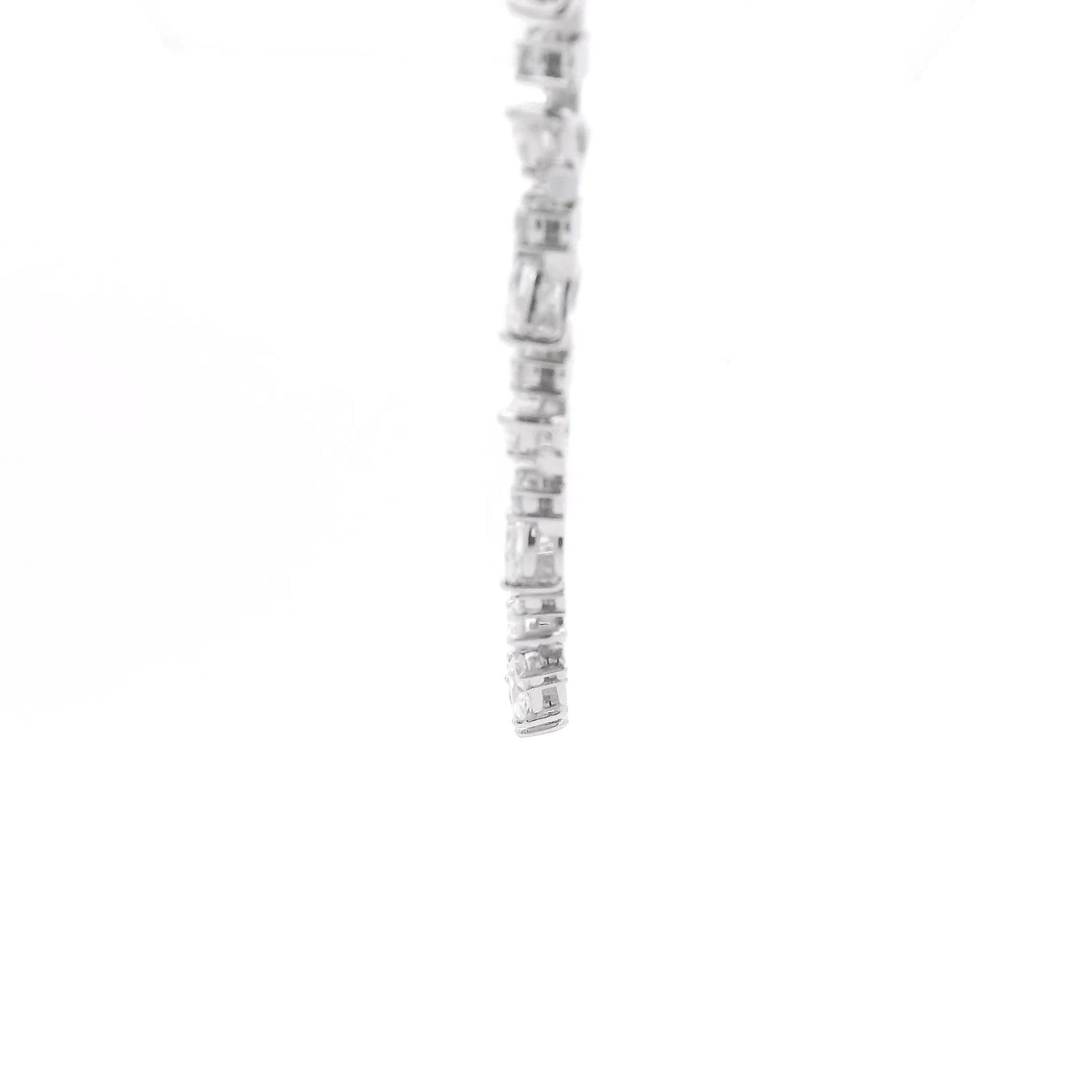 1/4 Around Mixed Cut Diamond Necklace - Forever Rox