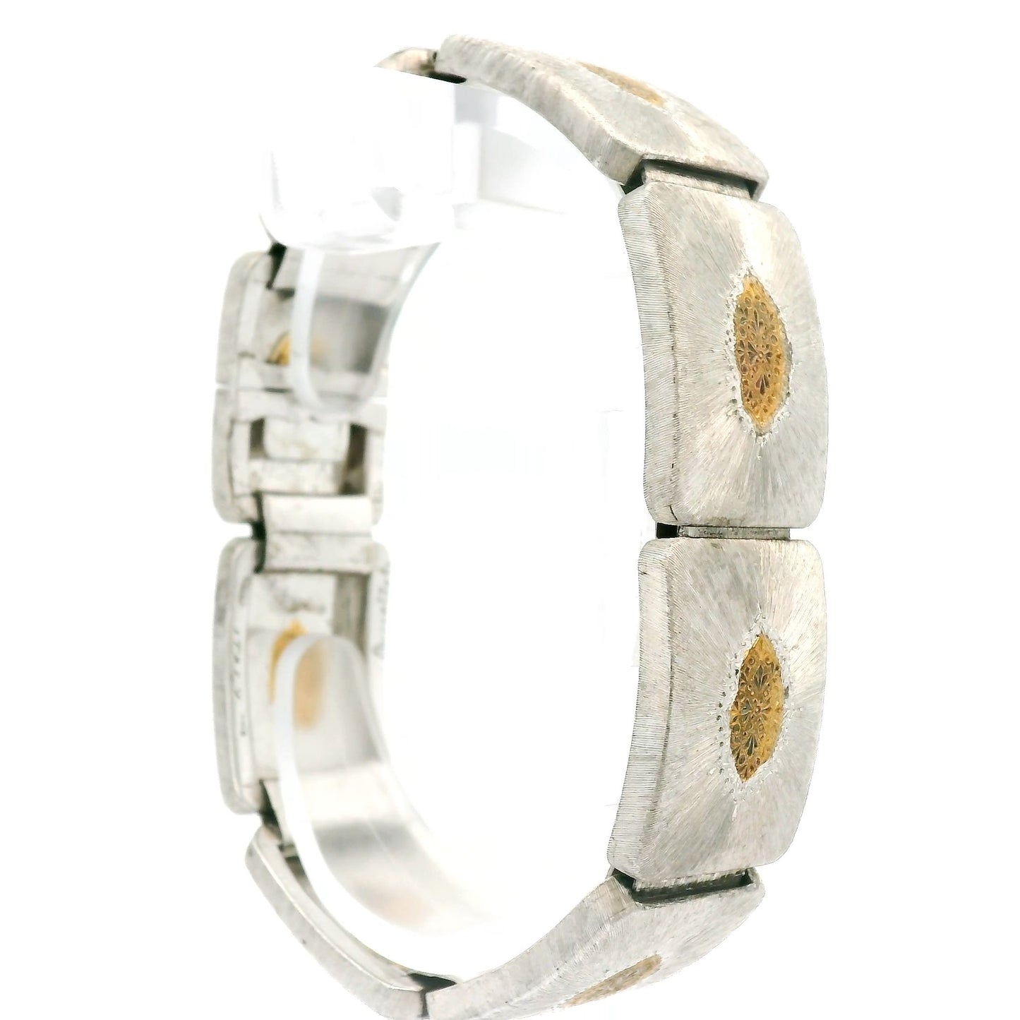 Buccaletti Signed Silver & Gold Bracelet