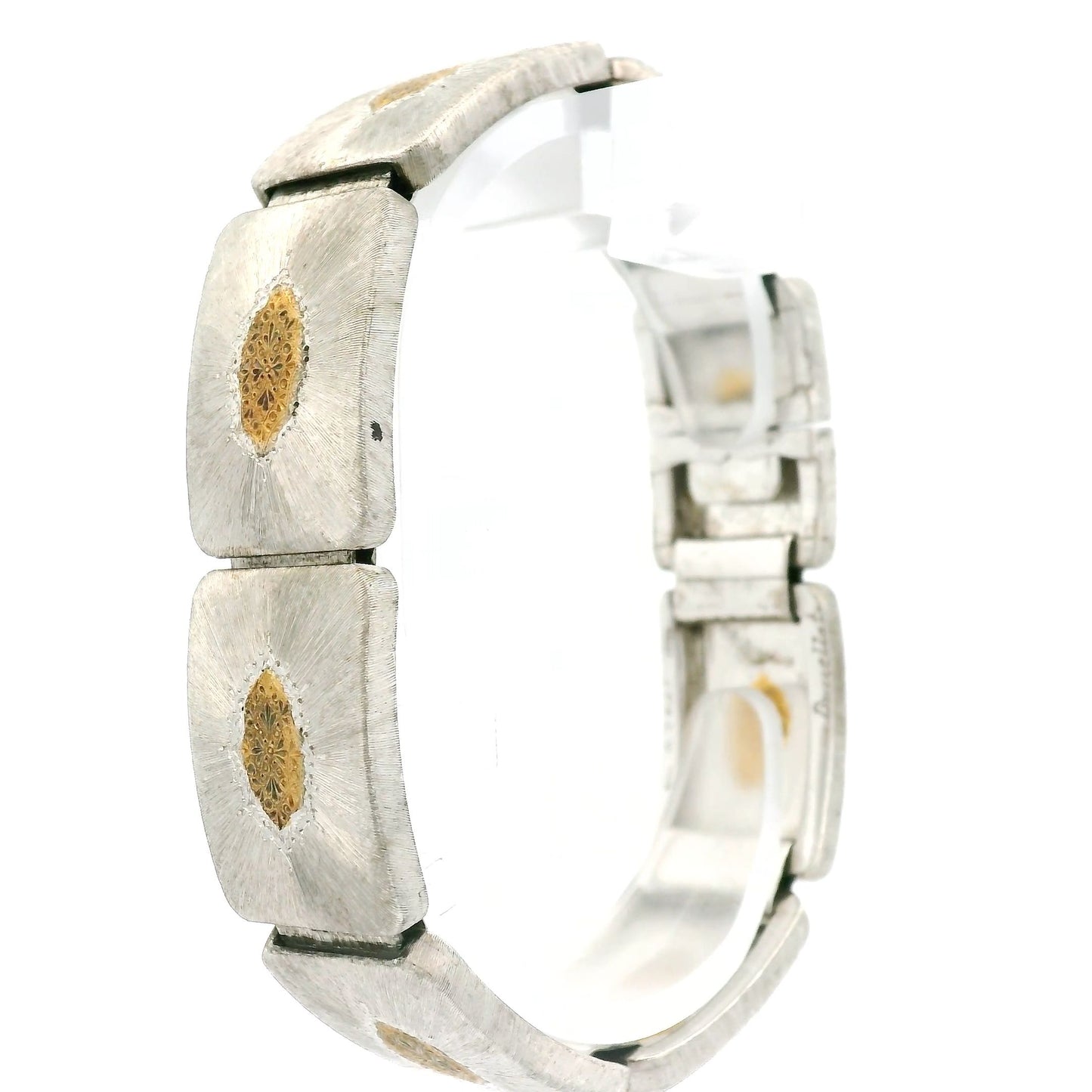 Buccaletti Signed Silver & Gold Bracelet