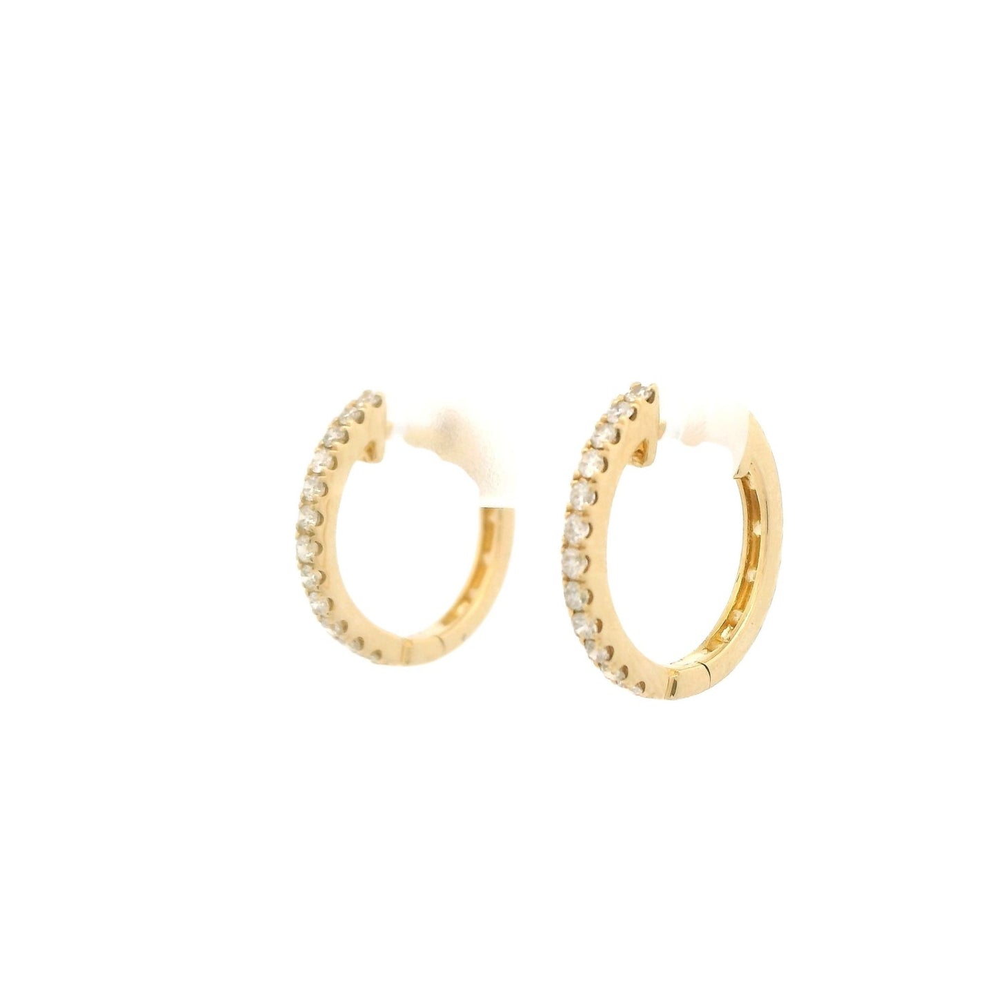 1/4ctw Diamond Huggie Hoops - Forever Rox