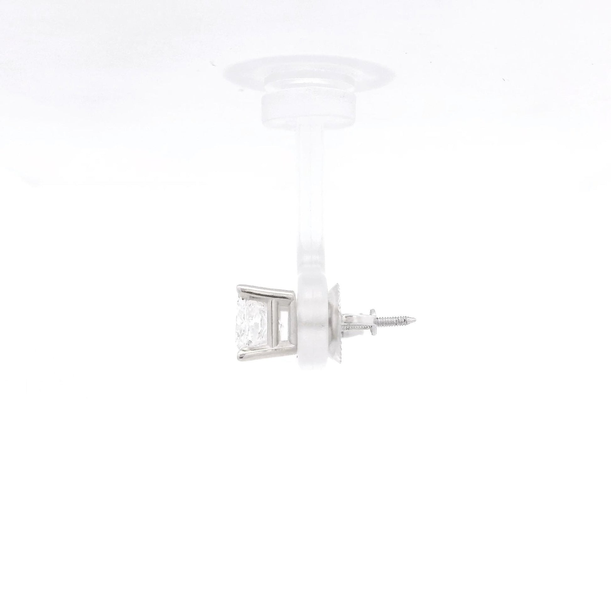 1.51ctw Princess Cut Diamond Studs - Forever Rox Fine Jewelry