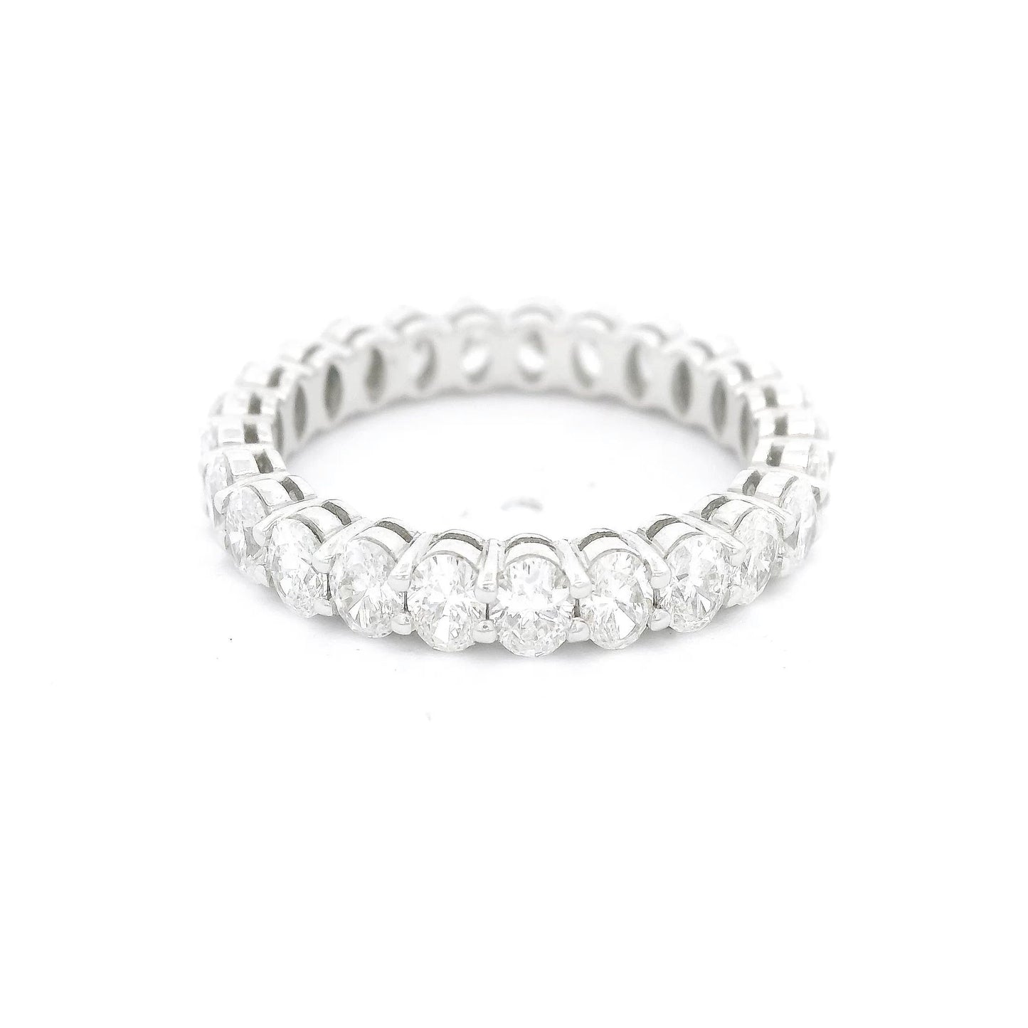 Oval Diamond Eternity Band