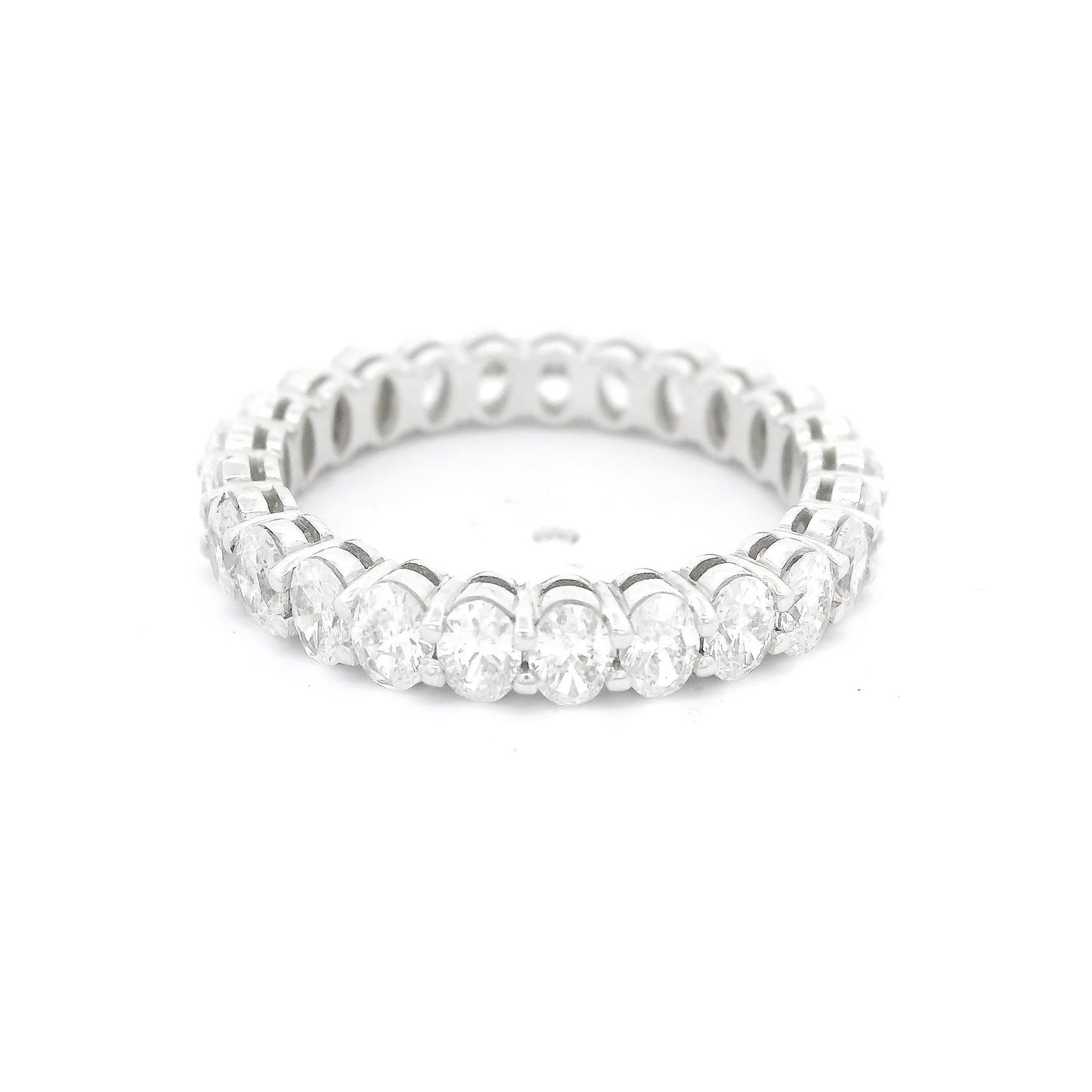 Oval Diamond Eternity Band