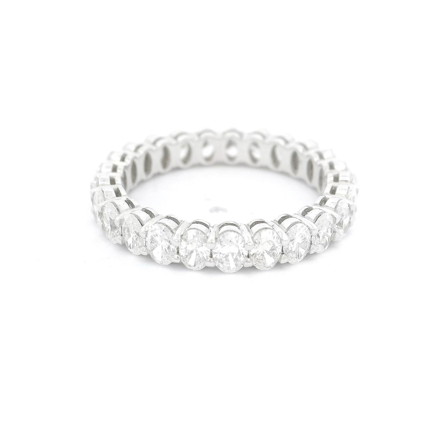 Oval Diamond Eternity Band