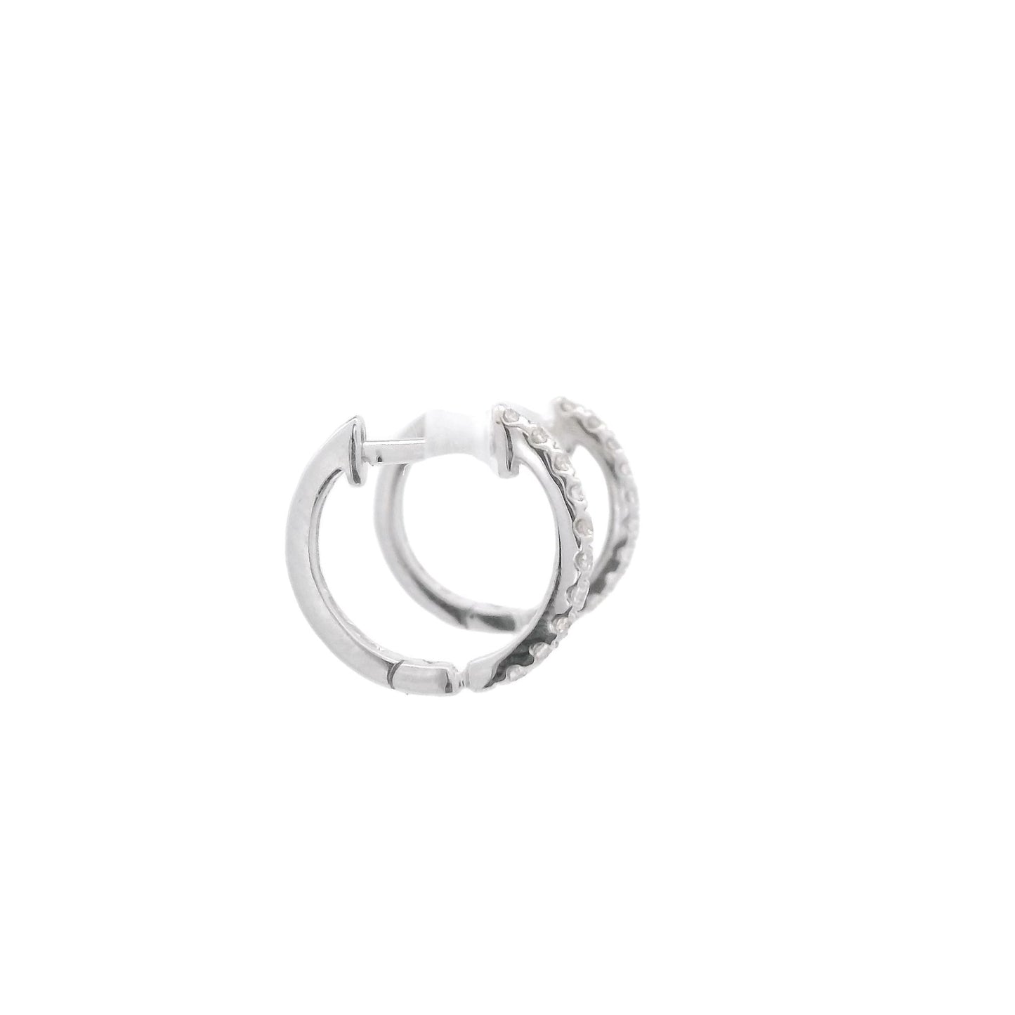 1/5ctw Diamond Huggie Hoops - Forever Rox