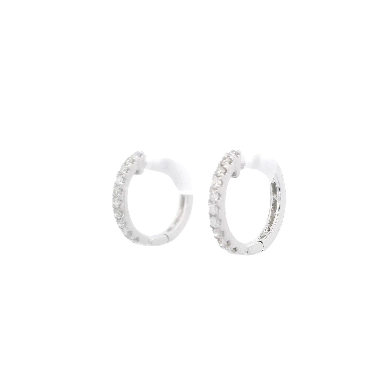 1/5ctw Diamond Huggie Hoops - Forever Rox