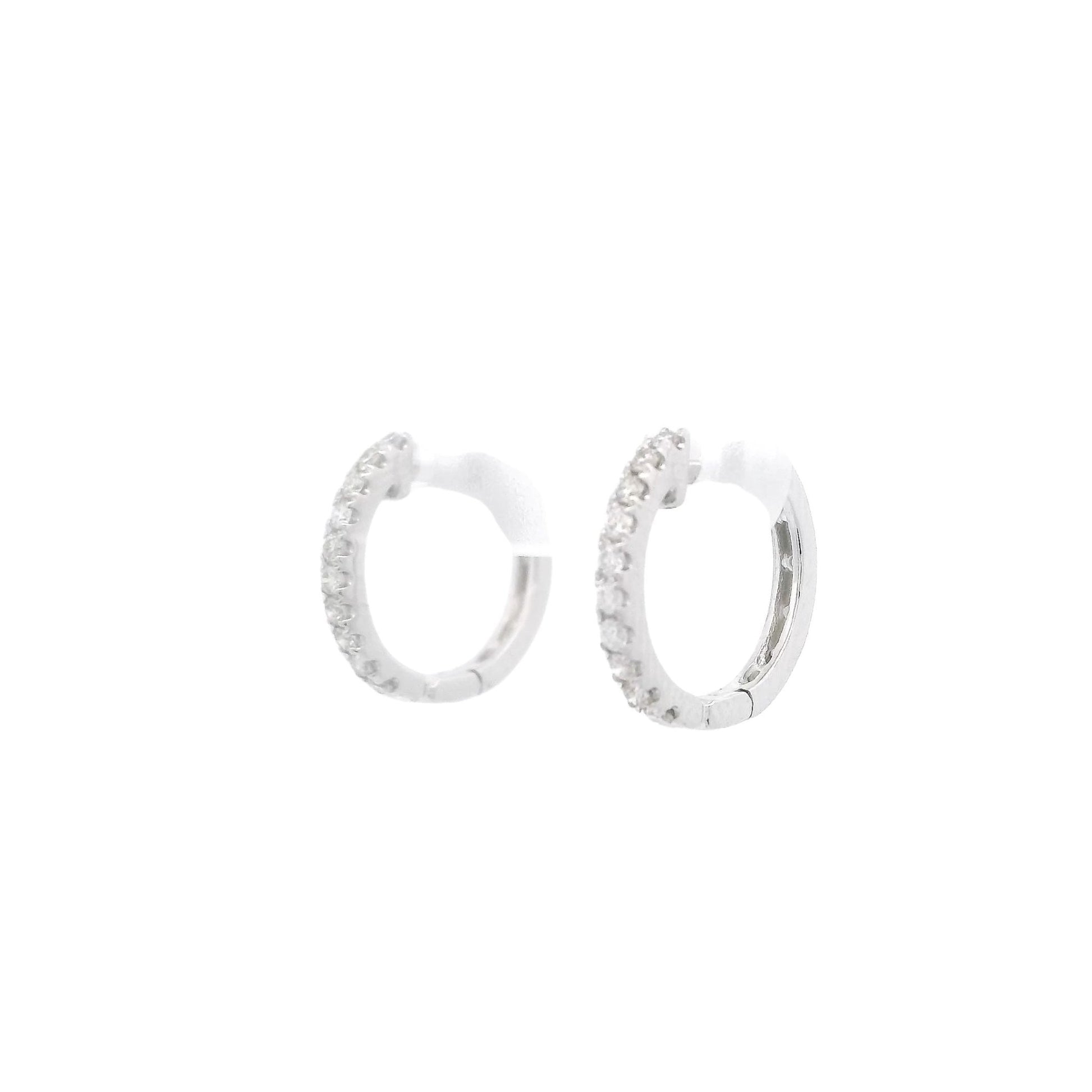 1/5ctw Diamond Huggie Hoops - Forever Rox