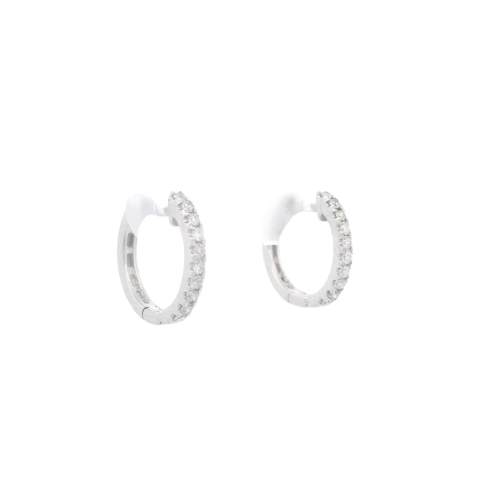 1/5ctw Diamond Huggie Hoops - Forever Rox