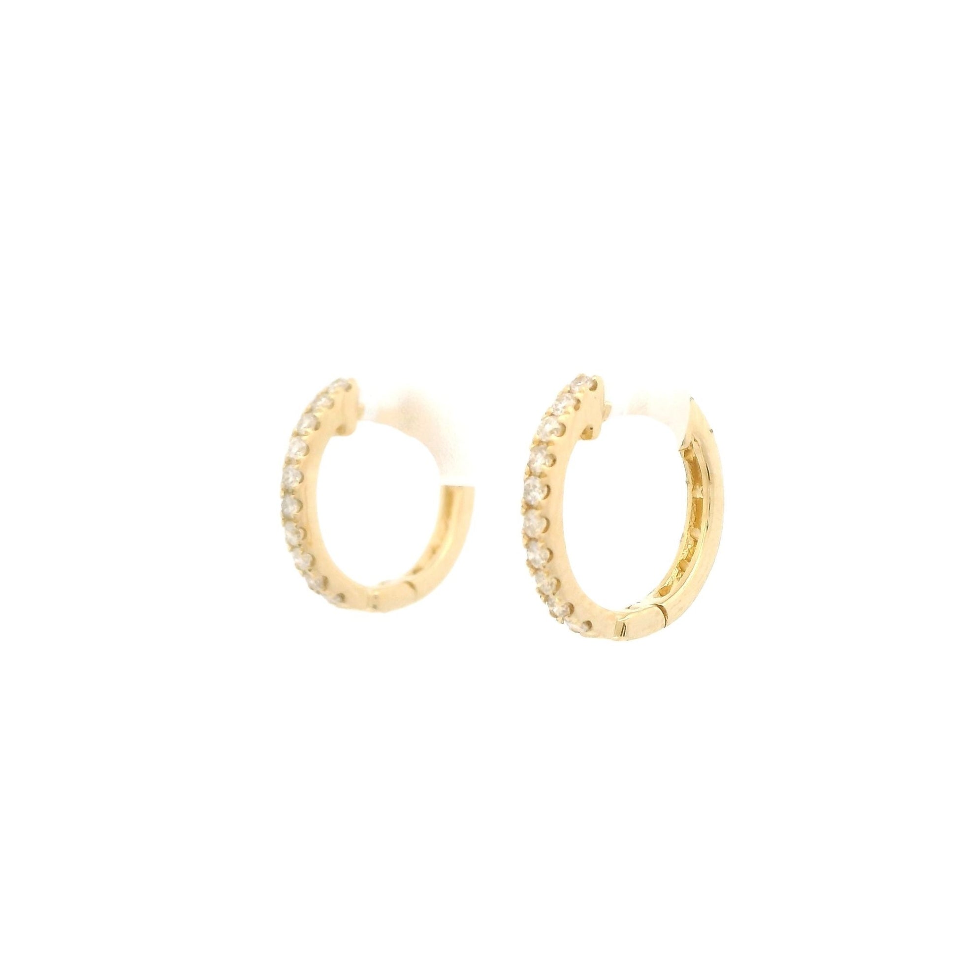 1/5ctw Diamond Huggie Hoops - Forever Rox