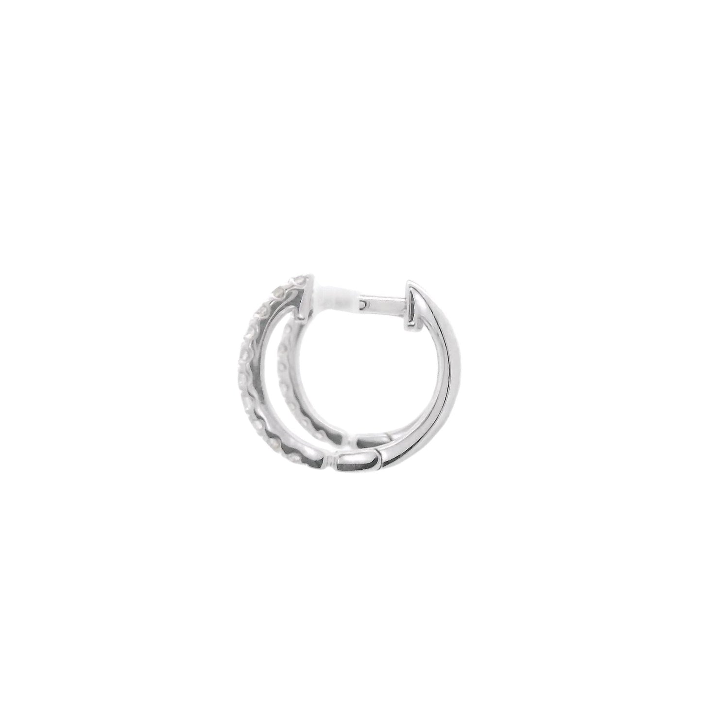 1/5ctw Diamond Huggie Hoops - Forever Rox