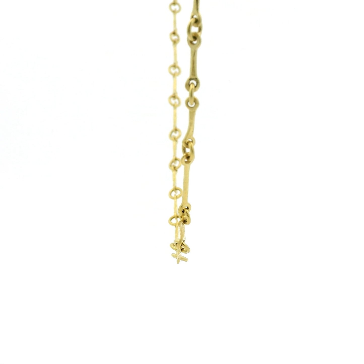 18k Yellow Gold Custom Handmade Link Chain - Forever Rox