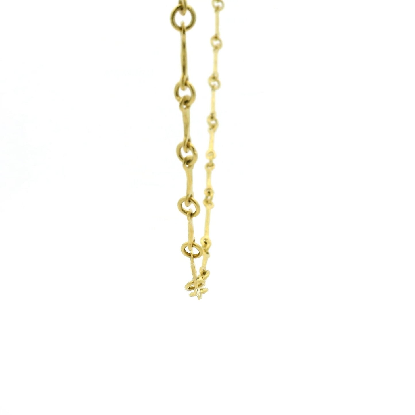18k Yellow Gold Custom Handmade Link Chain - Forever Rox