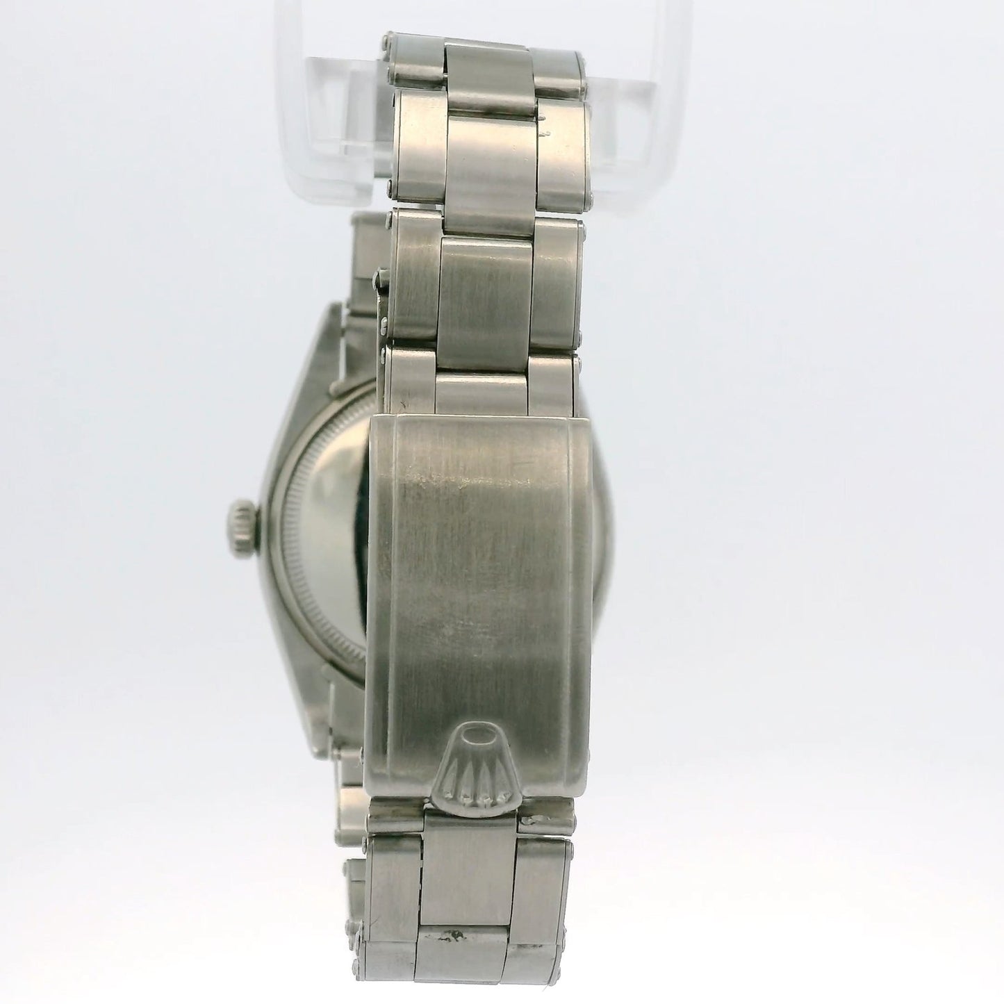 1953 Rolex Oyster Perpetual Ref. 6298 “Pre - Explorer” 36mm Stainless Steel Bubbleback w/ Original Rivet Oyster Bracelet Original 3,6,9 Dial. - Forever Rox Fine Jewelry