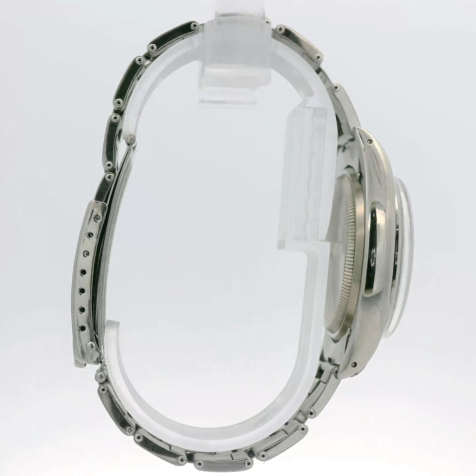1953 Rolex Oyster Perpetual Ref. 6298 “Pre - Explorer” 36mm Stainless Steel Bubbleback w/ Original Rivet Oyster Bracelet Original 3,6,9 Dial. - Forever Rox Fine Jewelry