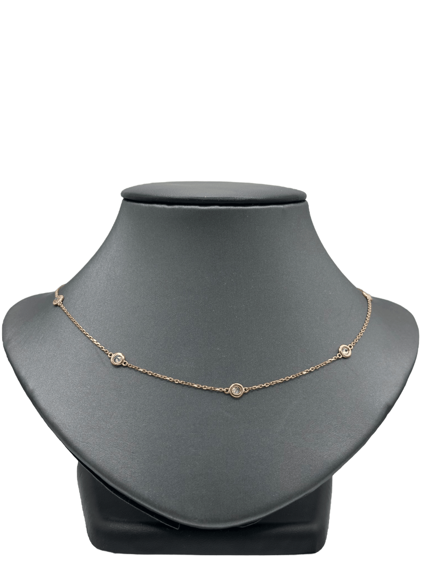 20" Rose Gold Diamonds By The Yard Chain - Forever Rox