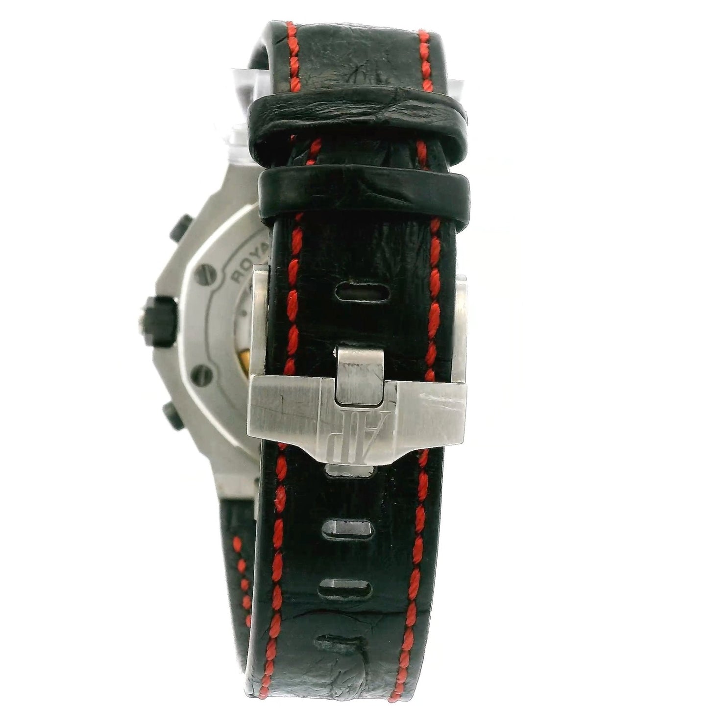 2017 Audemars Piguet Royal Oak Offshore Vampire Stainless Steel Leather Strap - Forever Rox Fine Jewelry