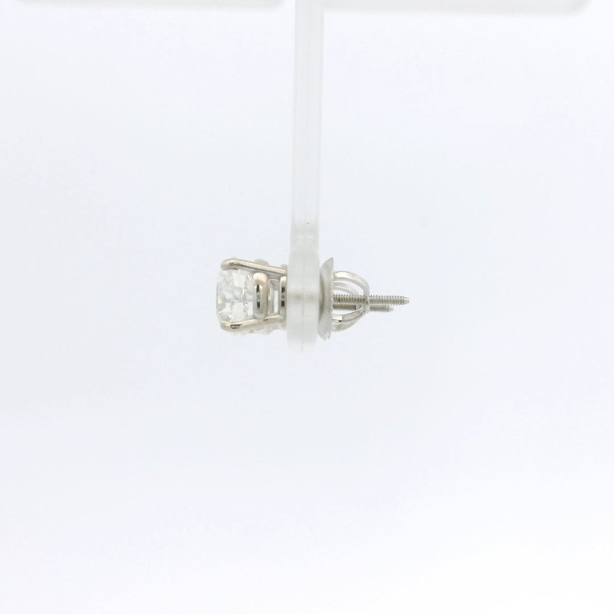 2.10ctw Round Cut Natural Diamond 4 Prong Studs - Forever Rox Fine Jewelry