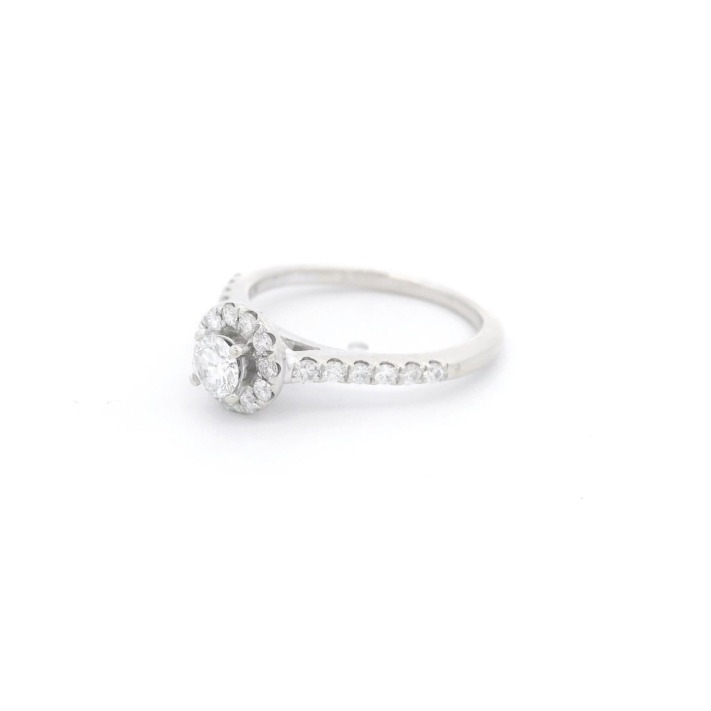 .23ct Round Cut Diamond Bridal Ring - Forever Rox Fine Jewelry