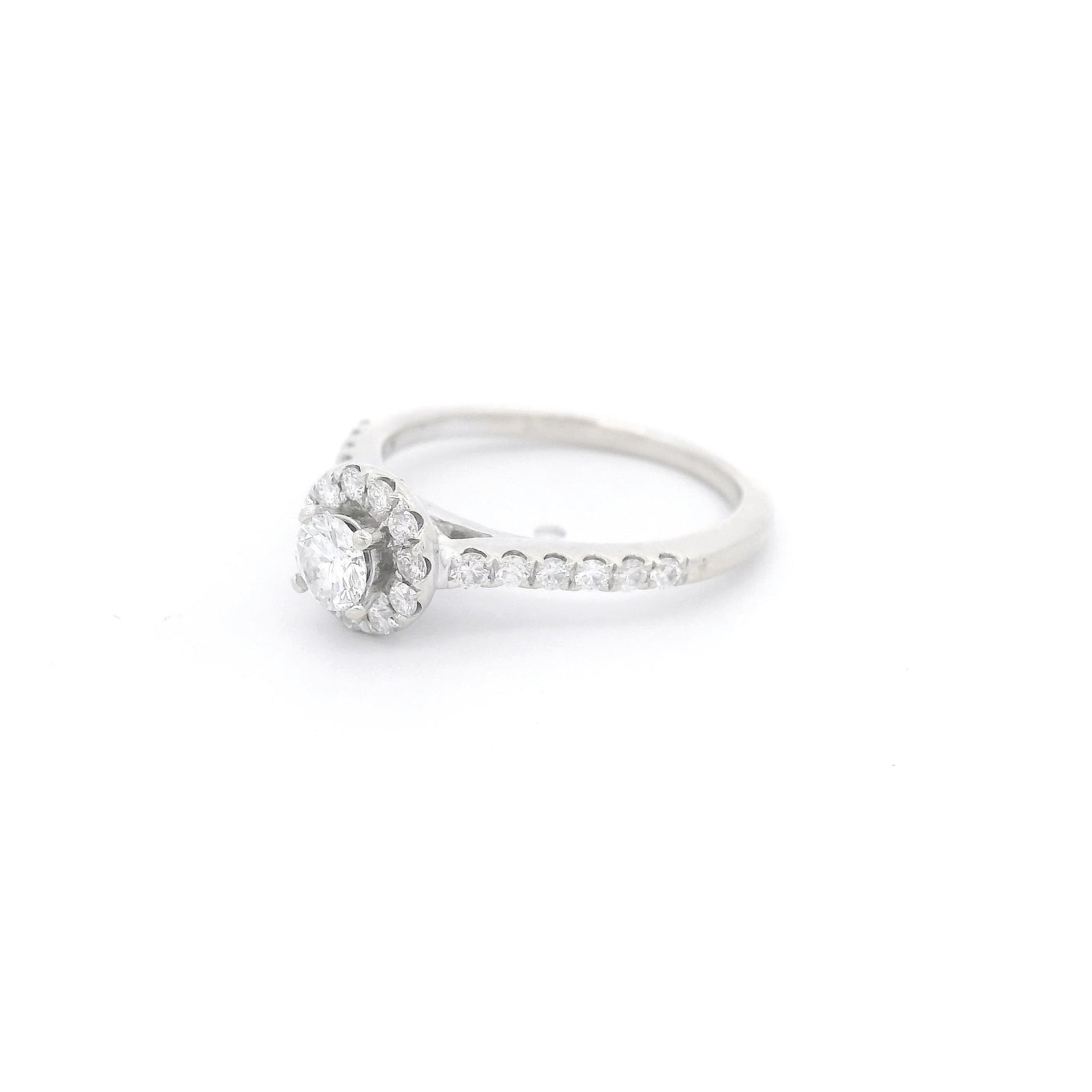 .23ct Round Cut Diamond Bridal Ring - Forever Rox Fine Jewelry