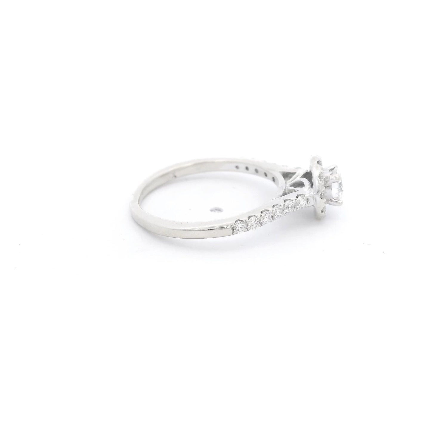 .23ct Round Cut Diamond Bridal Ring - Forever Rox Fine Jewelry